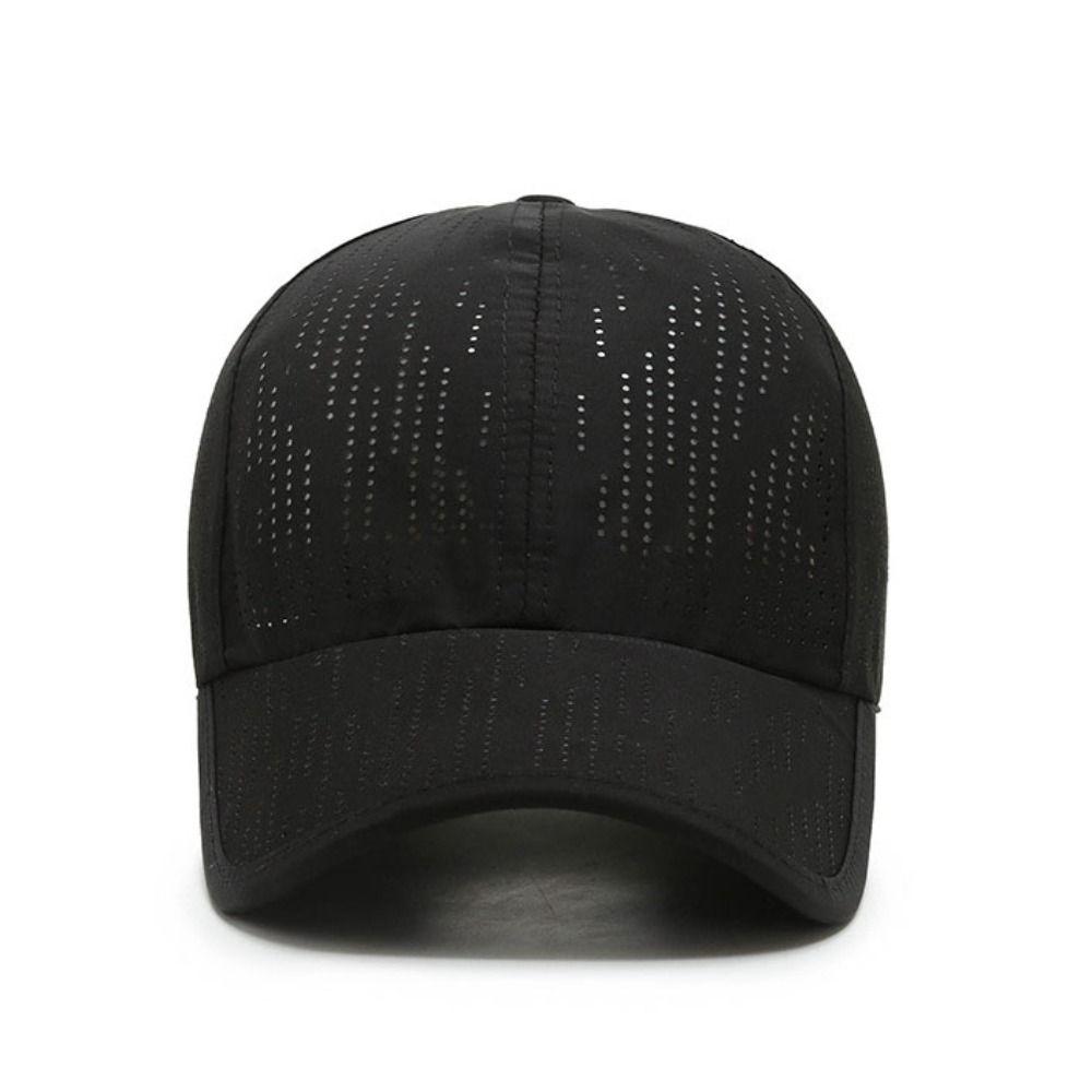 Breathable Mesh Baseball Cap Adjustable Trucker Hat Versatile Quick Drying Cap Unisex