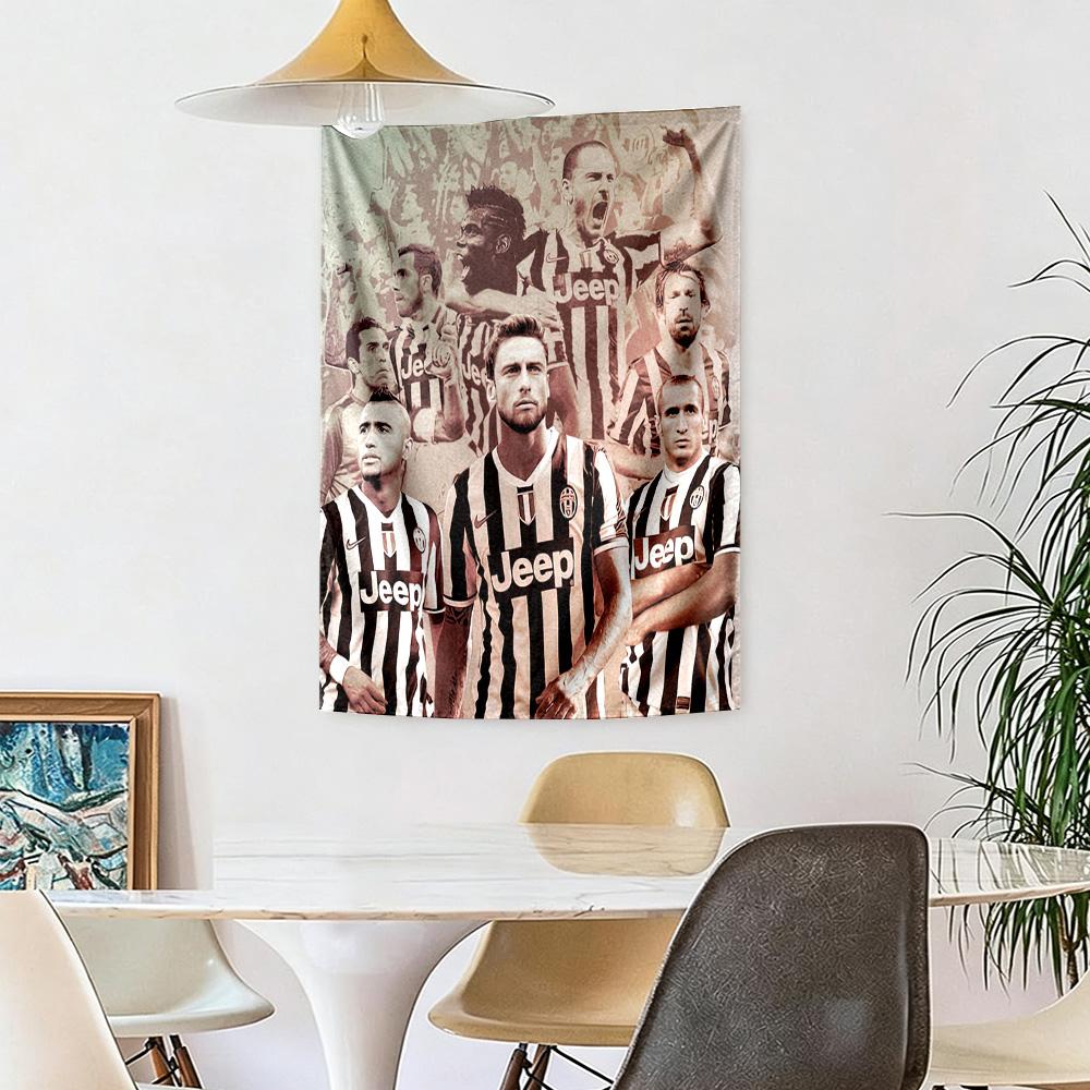 Juventus Wall Decor Tapestry Art For Pet Memorial Birthdaywedding Party Backdrop Family Gift