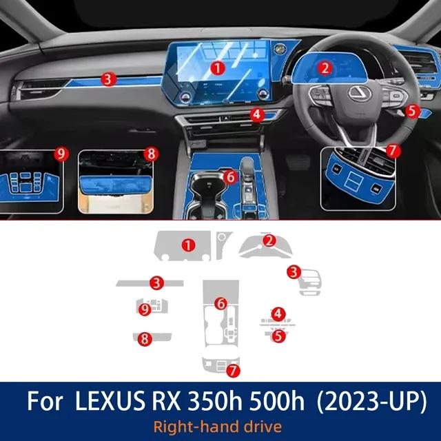 Car GPS Navigation LCD TPU Screen Protector Anti-Scratch Film Fitting PPF Protective Sticker For Lexus RX 350h 500h