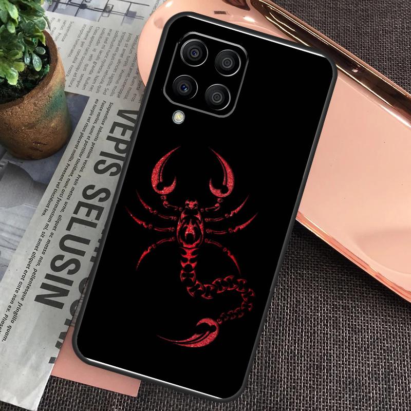 Animal Scorpio Case For Samsung Galaxy M15 M55 M13 M23 M33 M53 M31 M51 M14 M34 M54 M20 M30s M12 M32 M52