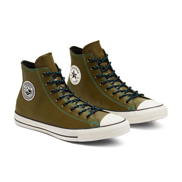 Converse Chuck Taylor All Star Удобные Универсальные Прочные Высокие Кеды Унисекс Оливково-зеленый 165957C