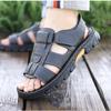 New Men's Beach Shoes Fashionable Outdoor Thick-soled Genuine Leather Sandals Wear-resistant Non-slip Slippers Mens Sandals
