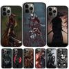 Чехол для телефона Самурайский Воин Для iPhone 17 Air 15 16 14 13 12 Pro Max 11 Pro Max Plus Coque Shell
