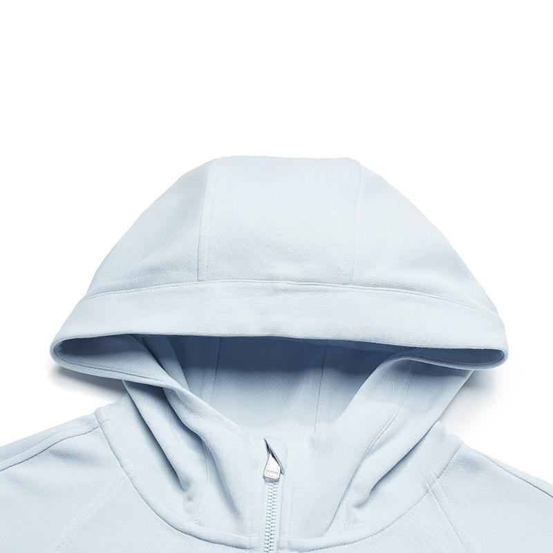 Fila Наследие Модный Свежий Мягкий Структурированный Худи Оверсайз на Молнии до Середины Бедра Женские худи F11W548217FLB