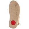 САНДАЛИ LULU, УКРАШЕННЫЕ КРИСТАЛЛАМИ, для Latte см [FITFLOP] ЗАДНИЙ РЕМЕШОК женские, Бежевый, 25.0