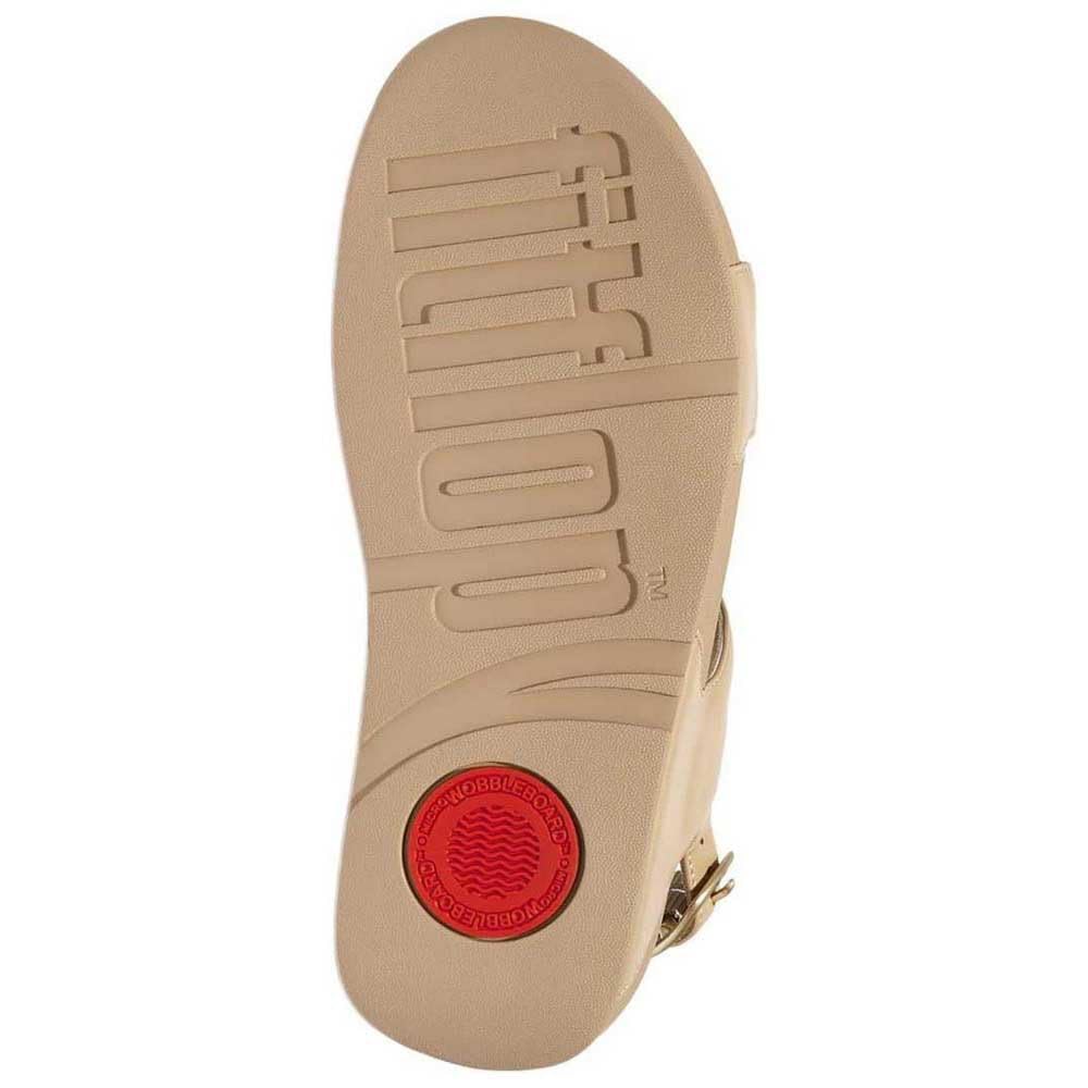 САНДАЛИ LULU, УКРАШЕННЫЕ КРИСТАЛЛАМИ, для Latte см [FITFLOP] ЗАДНИЙ РЕМЕШОК женские, Бежевый, 25.0