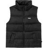 Stand Collar Zipper Warm Comfortable Down Vest Unisex Vests Black VN000R14BLK