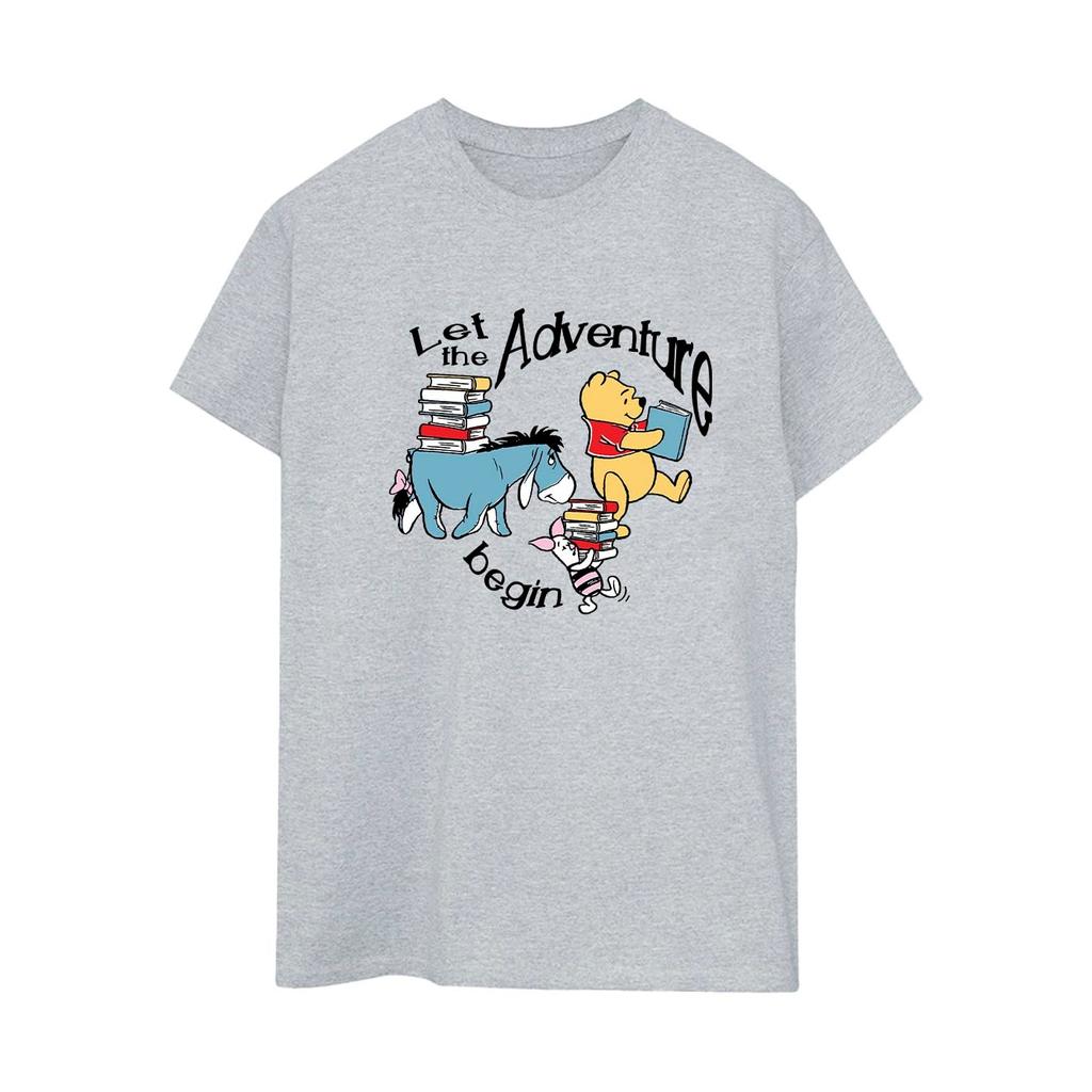 Winnie the Pooh Mens Let The Adventure Begin T-Shirt