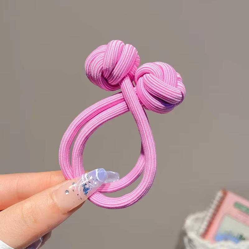 Китайские узелковые косички резинки для волос для женщин и девочек резинка для волос повязка на голову с высокой эластичностью двойная повязка на голову стильный головной убор