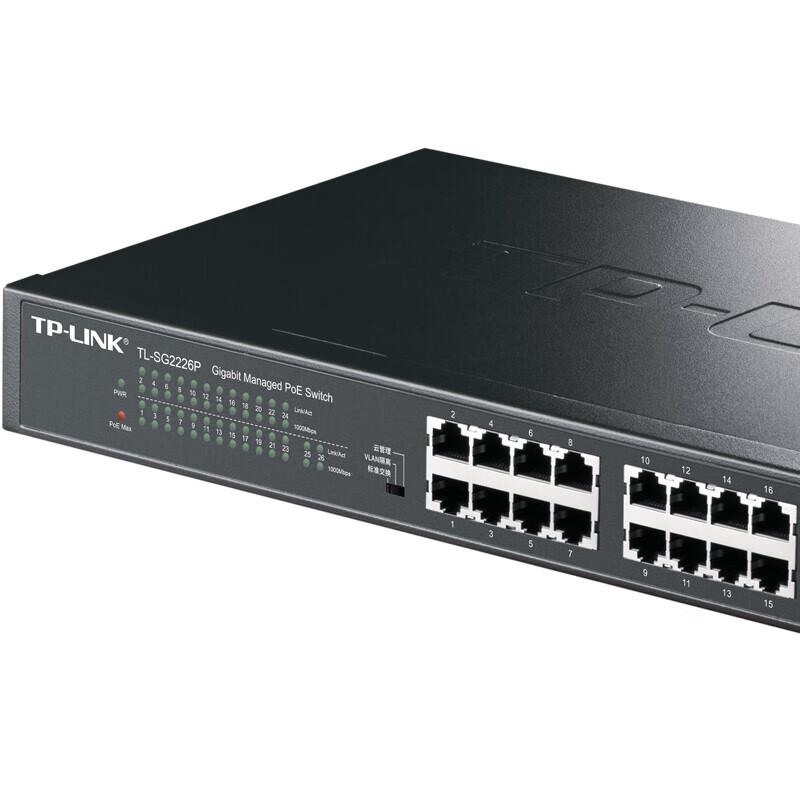 TP-LINK 24-Port Gigabit Web-Managed PoE Cloud Switch