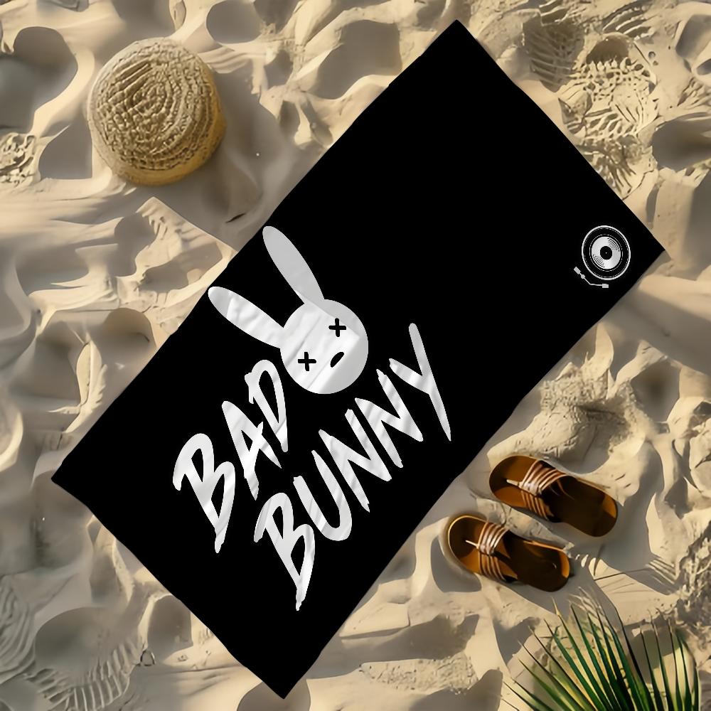 Полотенце Bad B-Bunny для йоги, спортзала, йоги, спортзала, легкое, портативное, для плавания, пляжа, путешествий, спортивные аксессуары, защита от песка