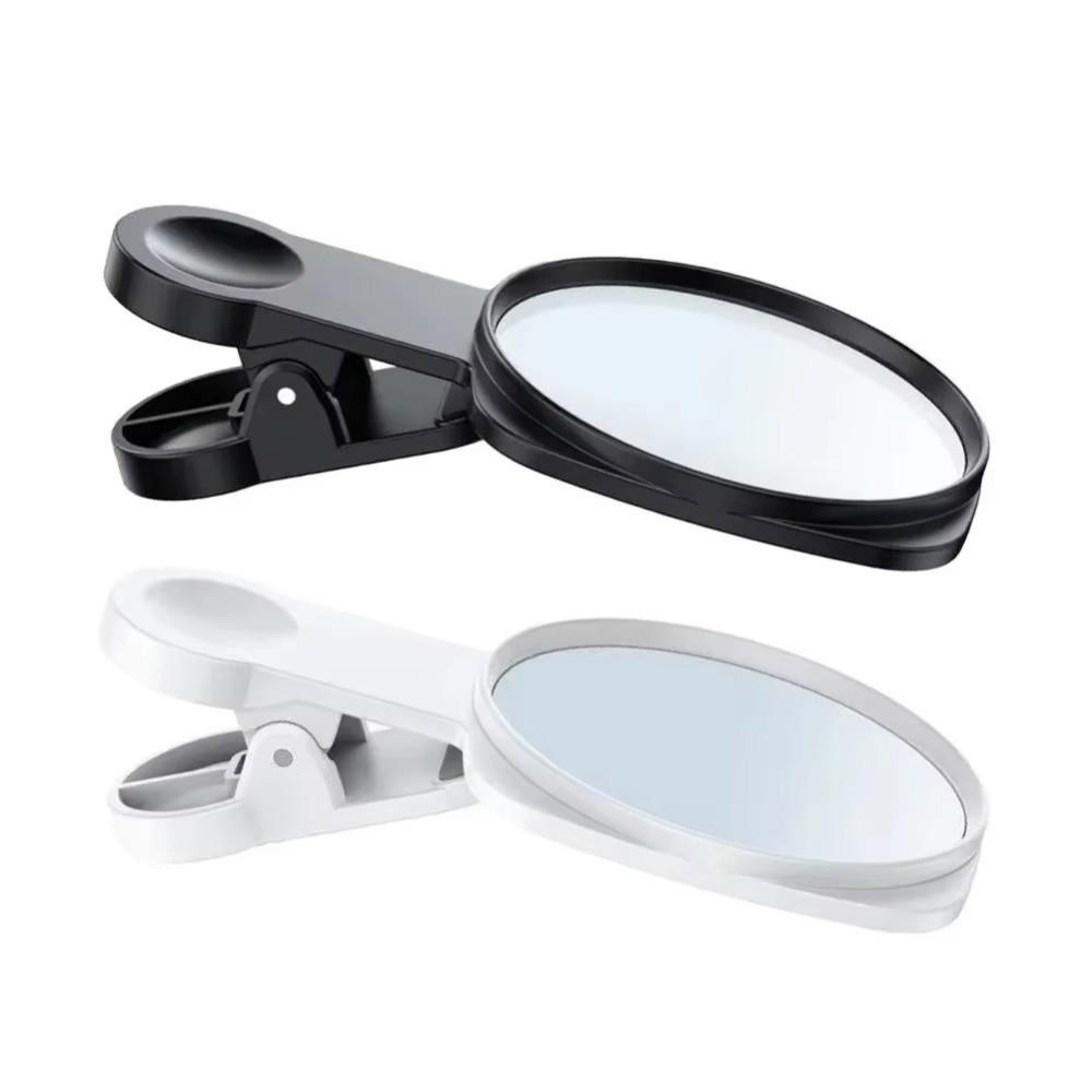 HD Lens Phone Rear Camera Selfie Mirror Portable Blind Spot Free Anti Peeping Mirror with Storage Case Clip-on