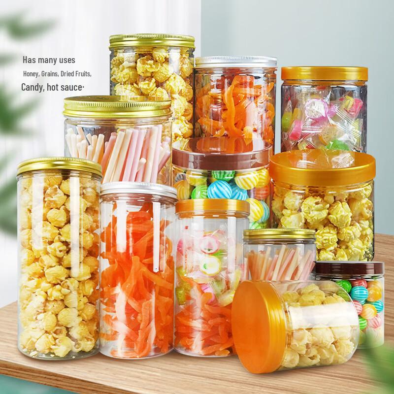 Прозрачные пластиковые банки для хранения Moufu PET