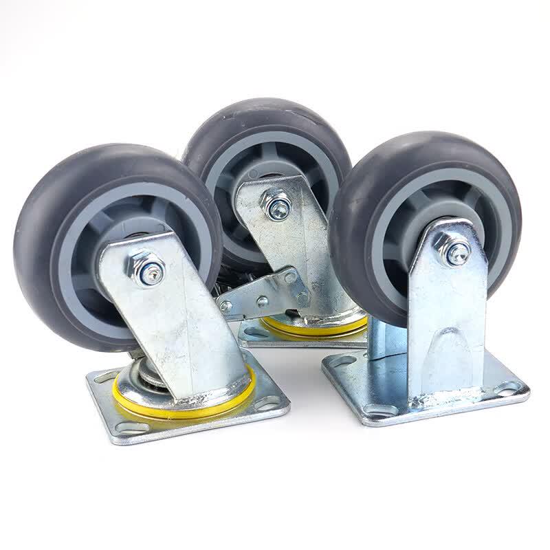 Bingyu TPR Rubber Industrial Caster Wheel