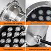 NuFeng 9W Красный светодиодный водонепроницаемый подводный светильник для пруда