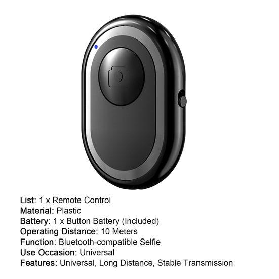 Mini Bluetooth-compatible Remote Long Distance Camera Control Universal Phone Self-timer Trigger Wireless Controller
