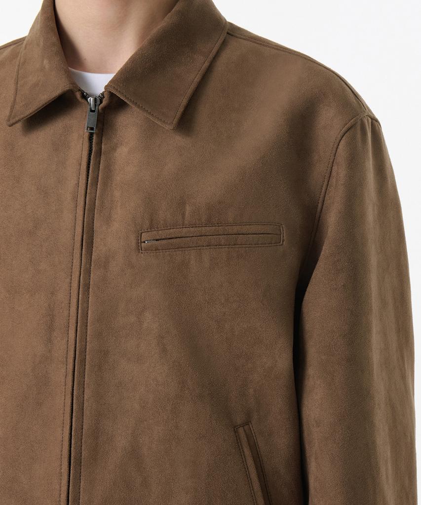 Musinsa Standard Synthetic Suede Work Jacket [Light Brown]