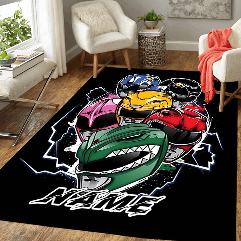 Custom 1Pc Power Rangers Teamup Rug Office Carpet Indoor Outdoor Entrance Doormat Nonslip Soft And Comfortable Living Room D2915222