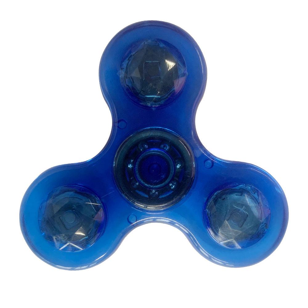 LED Light Fidget Spinner Finger Toy Hand Spinner Glow in Dark Stress Reduction and Anxiety Relief for Children