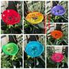 Metal Flower Bee Watering Station Water Dispenser Bird Feeding Cup  Beekeeping Tools