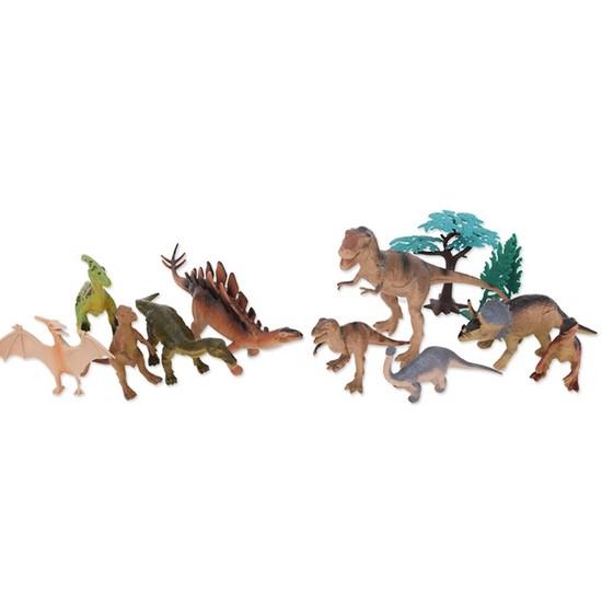 Animal Planet Dinosaur Figure Slim Round Bucket 13P Set, 1 Set, Popular Toys In Korea