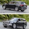 Масштаб 1/24 Benz Maybach Gls600, модель автомобиля из сплава, детская игрушечная машина, подарочные украшения, имитация внедорожника, модель автомобиля, коллекция для мальчиков