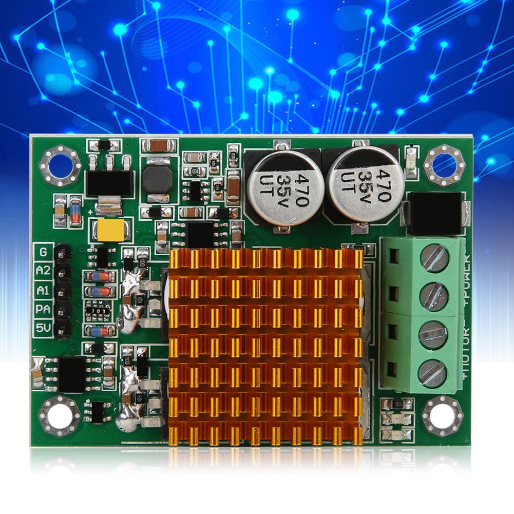 Модуль управления двигателем постоянного тока 30А Высокомощная прецизионная H-мостовая плата управления двигателем