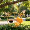 Кормушка для иволог для желе и апельсинов, Подвесная кормушка с держателем для фруктов, Уличная кормушка для апельсиновых долек для птиц в саду и на заднем дворе
