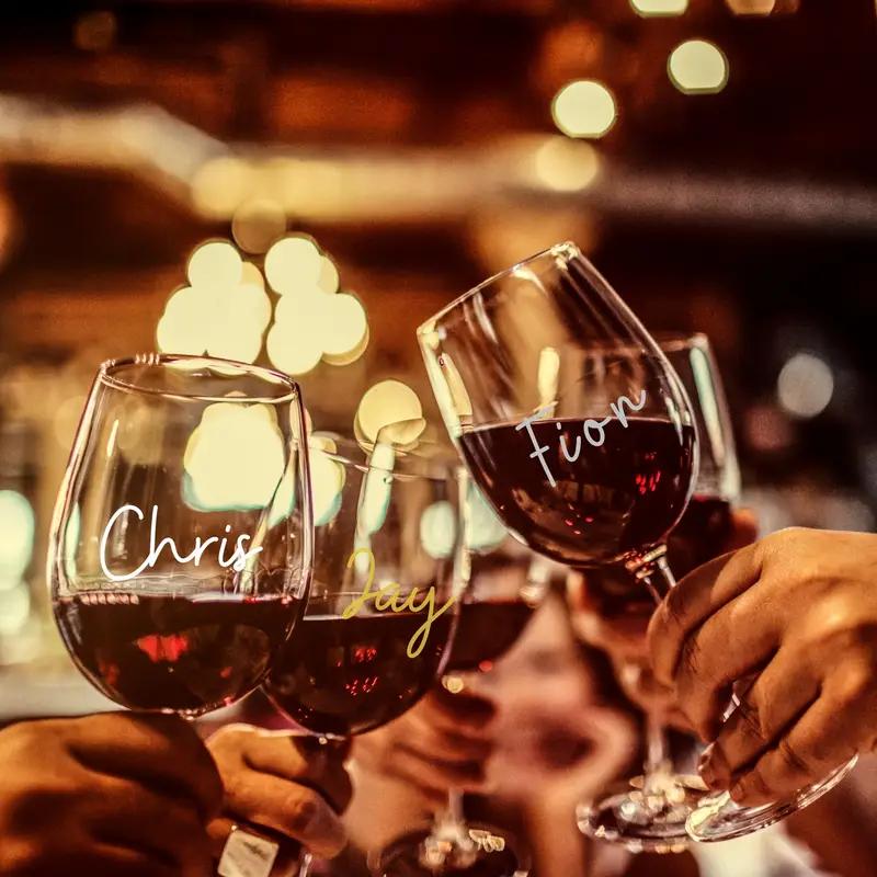 12 шт. маркеров для винных бокалов, стираемые маркеры с тонким наконечником для винных бутылок, керамики и бокалов.