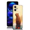Cute Cartoon Capybara Black Silicone Phone Case For Xiaomi Redmi Note 10 11 11S 12 13 4G 8 9 11T Pro 5G Plus 8T 9S 10S 12S
