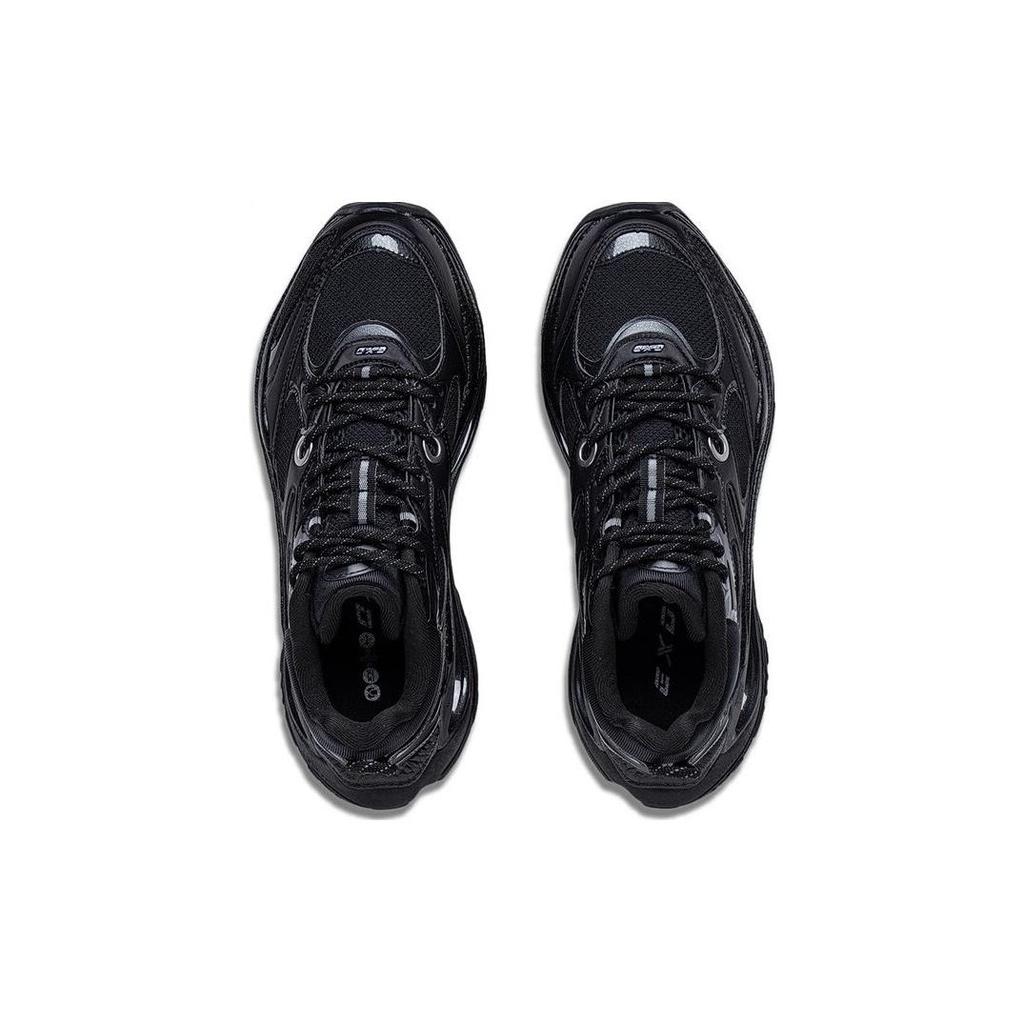 Li Ning Infinity Comfortable Versatile Durable Breathable Low-Top Casual Shoes Men Casual Shoes Black AZGT003-4