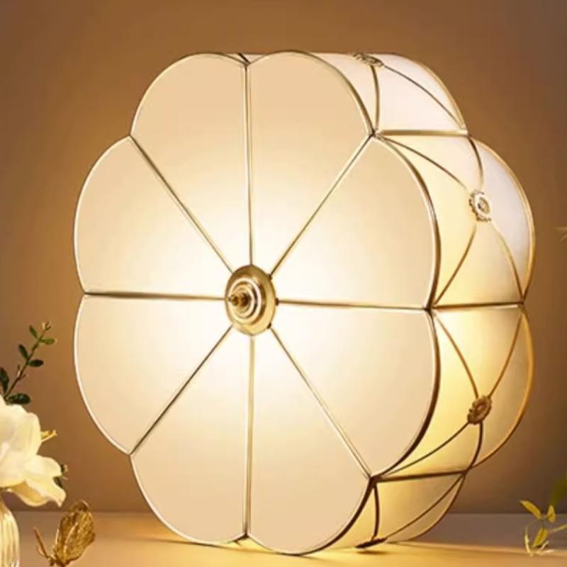 Все медные потолочные светильники для спальни, светильники для кабинета, простые современные круглые светильники для главной спальни, комнатные светильники