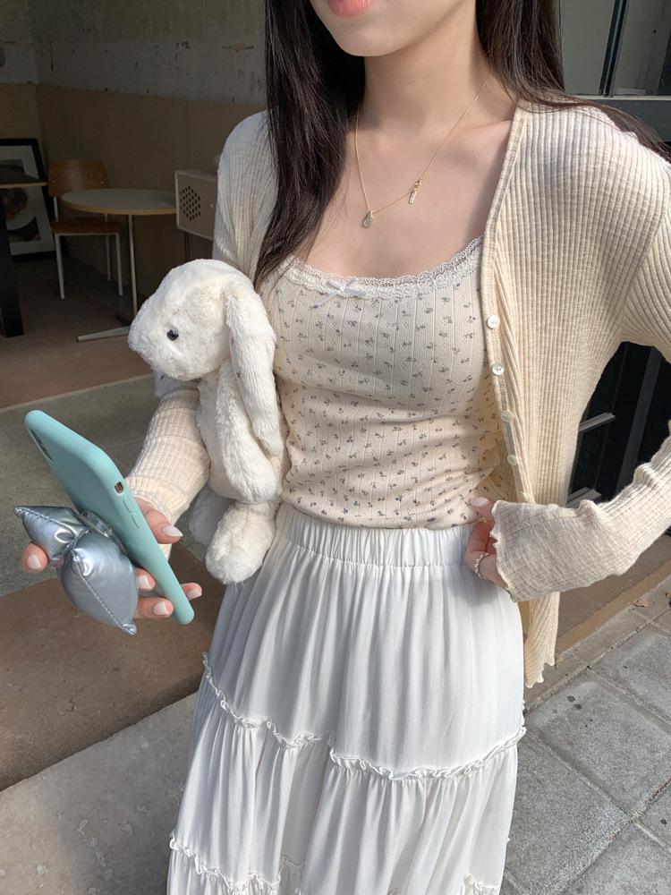 Вискозный жаккардовый утягивающий жилет-майка - Летняя коллекция 2024 для женщин