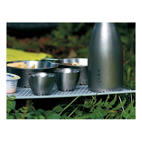 Snow Peak Ochoko TW-020 Titanium Sake Cup, Lightweight, for Sake, Cold Sake, Outdoor Use