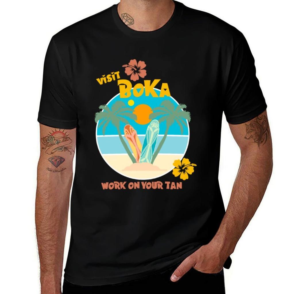 Visit Boka11 Tshirt Holiday Simple Tee Shirt