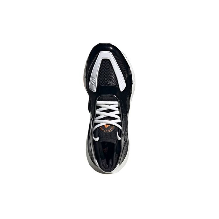 Stella McCartney x adidas UltraBoost 22 Черные Белые Женские Кроссовки Core-Black Cloud-White Signal-Orange GY6087