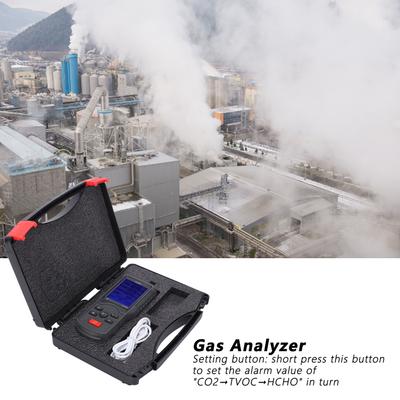 Детектор качества воздуха CO2 TVOC Температура Влажность Удобный Регулируемый Промышленное Испытательное Оборудование