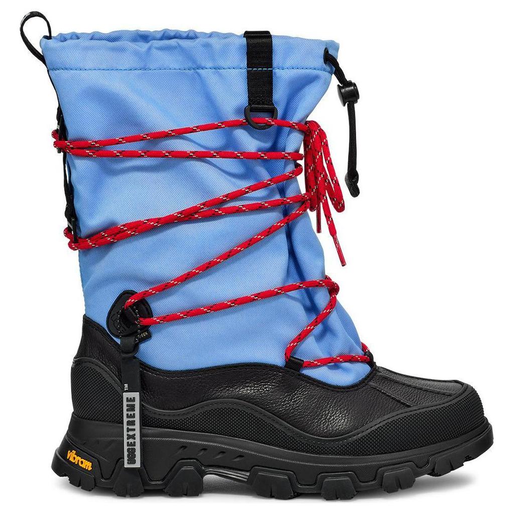 UGG Короткие уличные ботинки из коровьей кожи Женские Небесно-голубой/Черный 1161890-BKYB