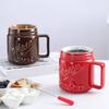Chocolate Fondue Mug Mini Melting Pot for Butter Ceramic Chocolate Melting Cup 130ml Multi-Function Butter Warmer for Caramel Tapas