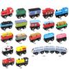 Wooden Railway Tracks Train Locomotive Track Trains Car Magnetic Train Toys  Birthday Gift
