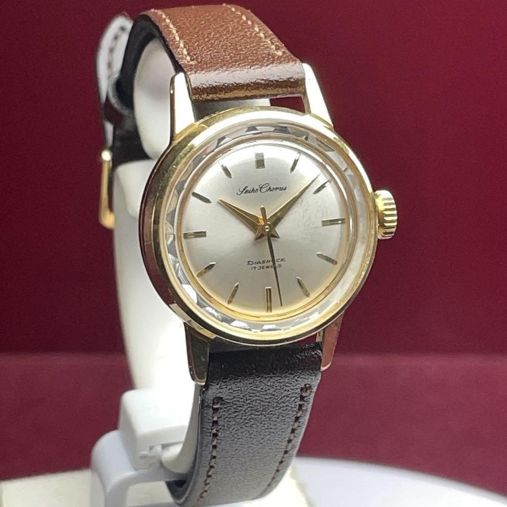 [USED] 1960s Seiko Chorus, Genuine Crown, Hand-wound, 17 Jewels, Made In Japan