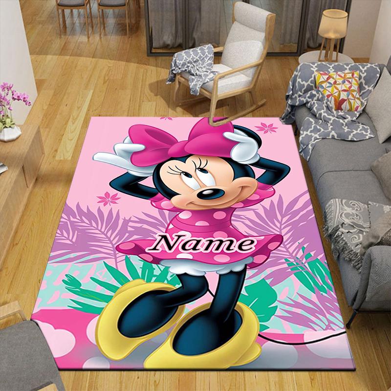 Custom 1Pc Mickey Mouse Hawaii Adventure Rug Office Carpet Indoor Outdoor Entrance Doormat Nonslip Soft And Comfortable Living Room D916135