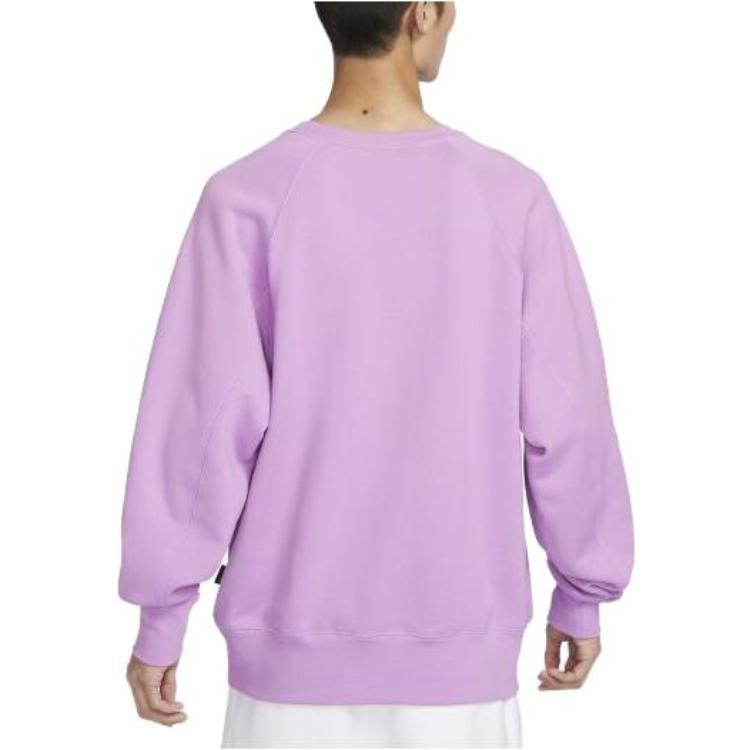 Nike Толстовки Мужские Фиолетовые С круглым вырезом Умеренные Другие DV9830-591