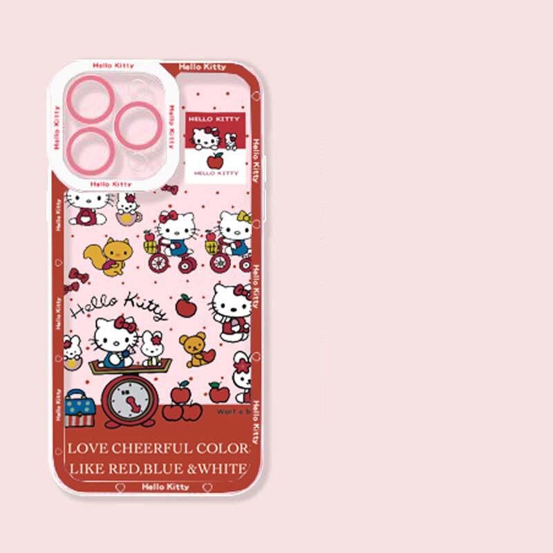 Cute Hello Kitty Transparent Casing For Xiaomi Redmi Note 15 Pro 15C 5G 14C Note 14 13 12 Pro Plus 13C 12C A5 5G 4G Case Cover