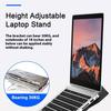 Регулируемая подставка для ноутбука, высокая устойчивость, прочная, несущая способность, компактная, портативная, многоугольная, поворотная, нескользящая подставка для ноутбука
