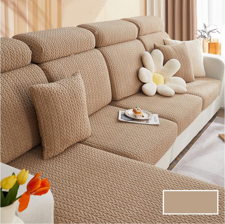 Толстый жаккардовый эластичный чехол для подушки на сиденье дивана, чехол для дивана, секционный диван, L-образный угловой сменный защитный чехол