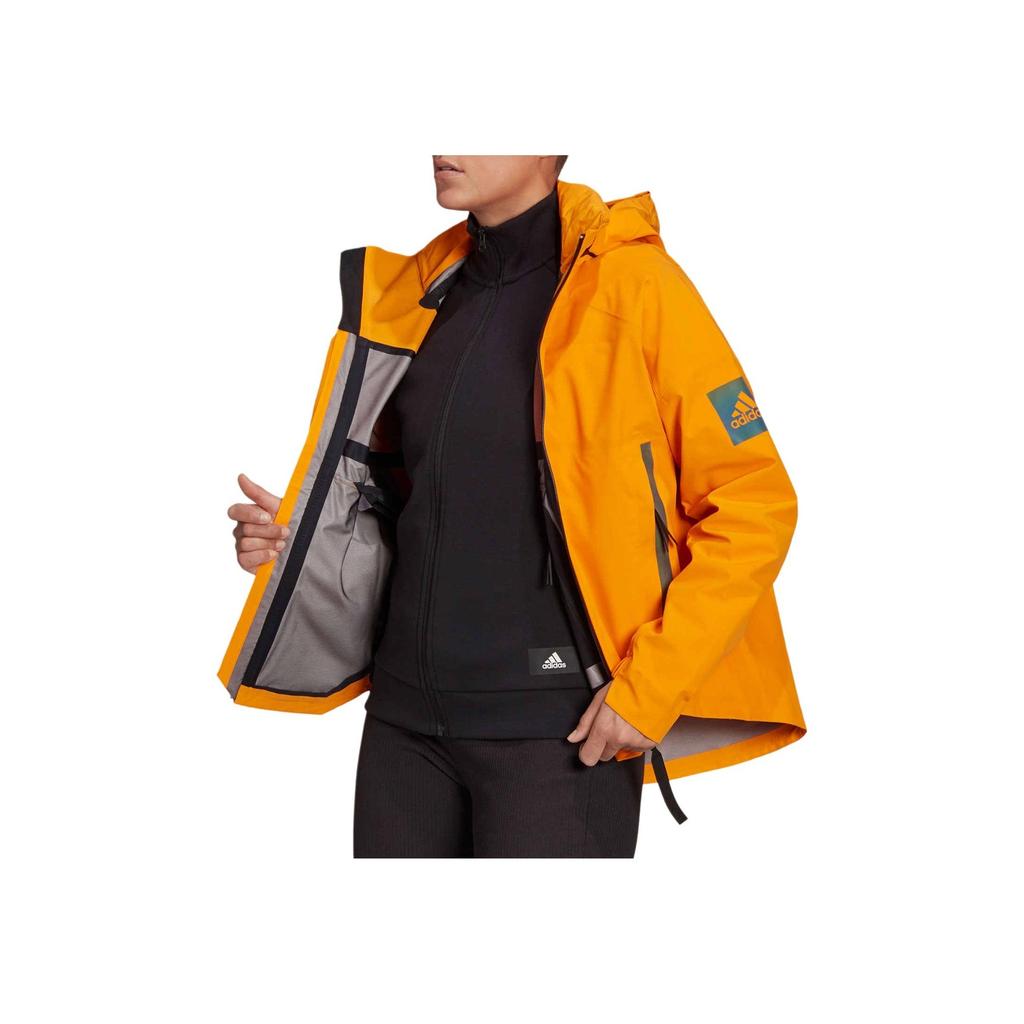 Adidas Sports Lifestyle Series Logo Casual Breathable Comfortable Jacket Women Jacket Orange GQ2400