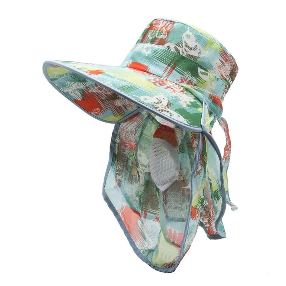 Широкие поля Женская шляпа рыбака Солнцезащитная шляпа для лица Модная солнцезащитная шляпа для велоспорта