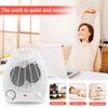 Quick-heating Space Heater 3 Heating Settings Electric Fan Heater Smart Electric Heater  Bedroom