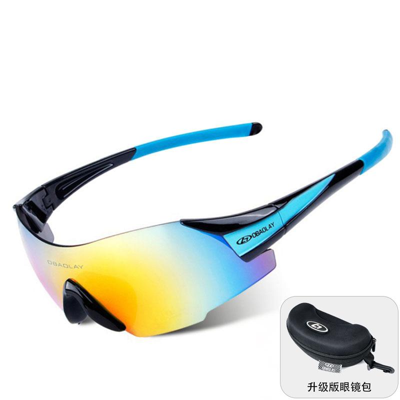 Korean, Japanese, European, and American sports marathon professional running glasses equipment, UV protection, windproof glasses for motorcycle
